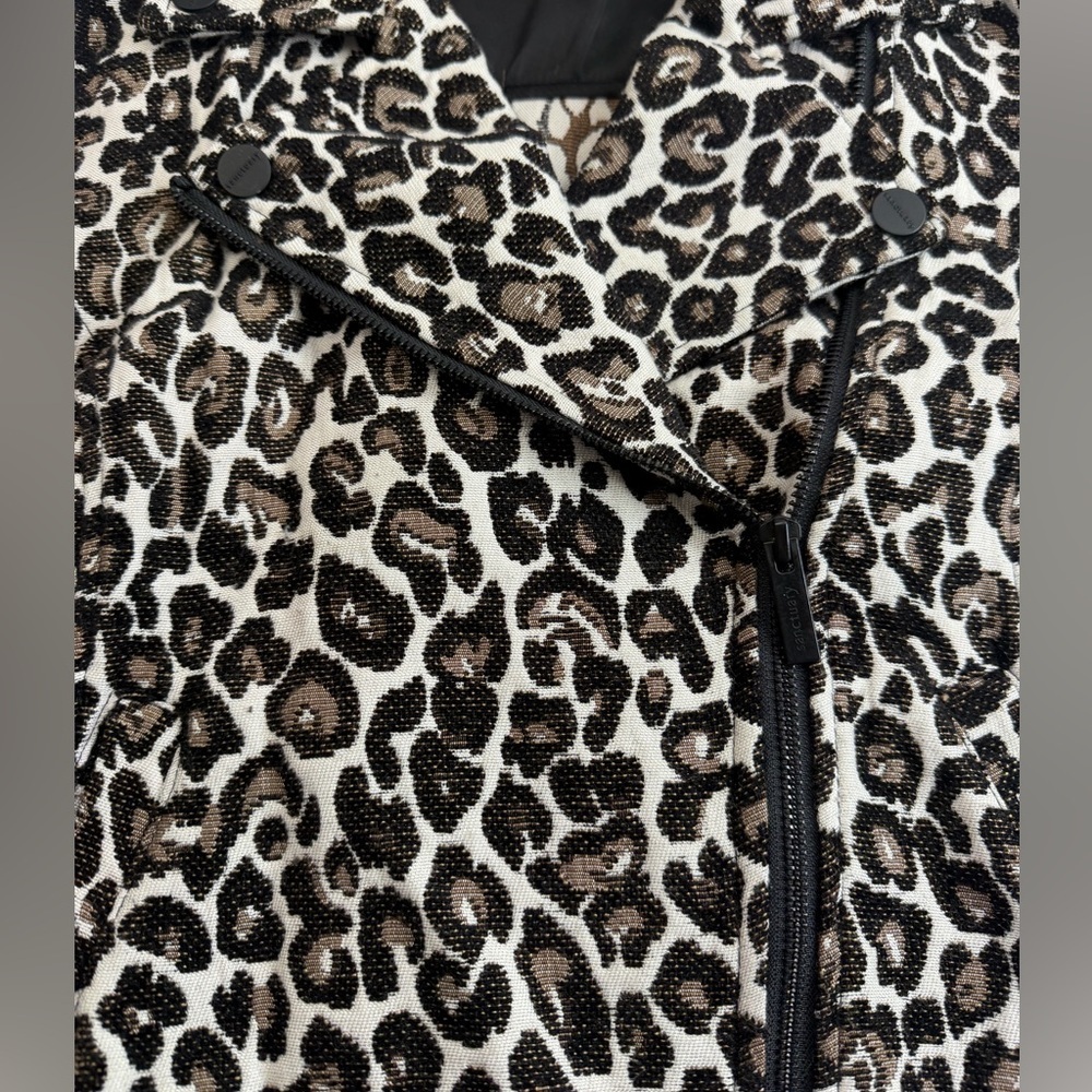 Sanctuary “Poison & Leopard” Moto Jacket from Revolve. Size L. Baddie - Picture 5 of 13